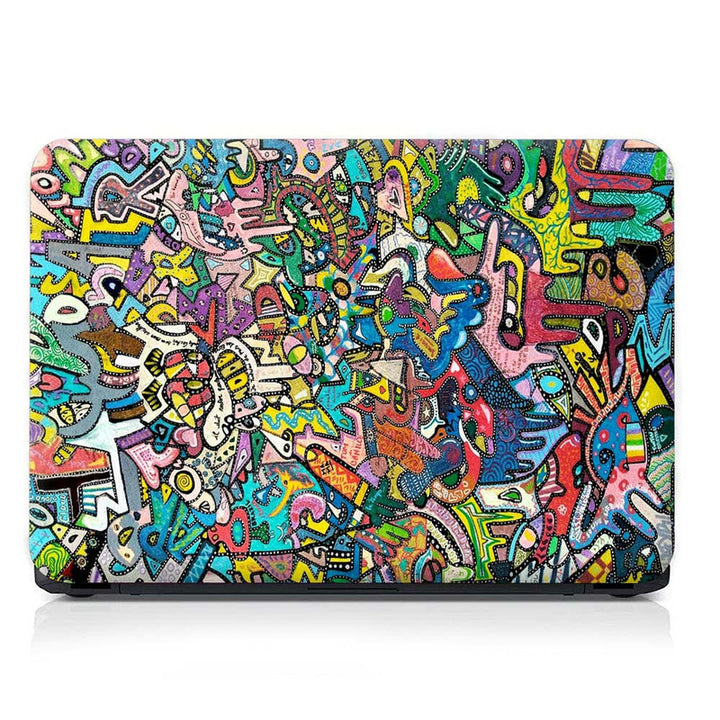 Full Panel Laptop Skin - Dotted Paisley