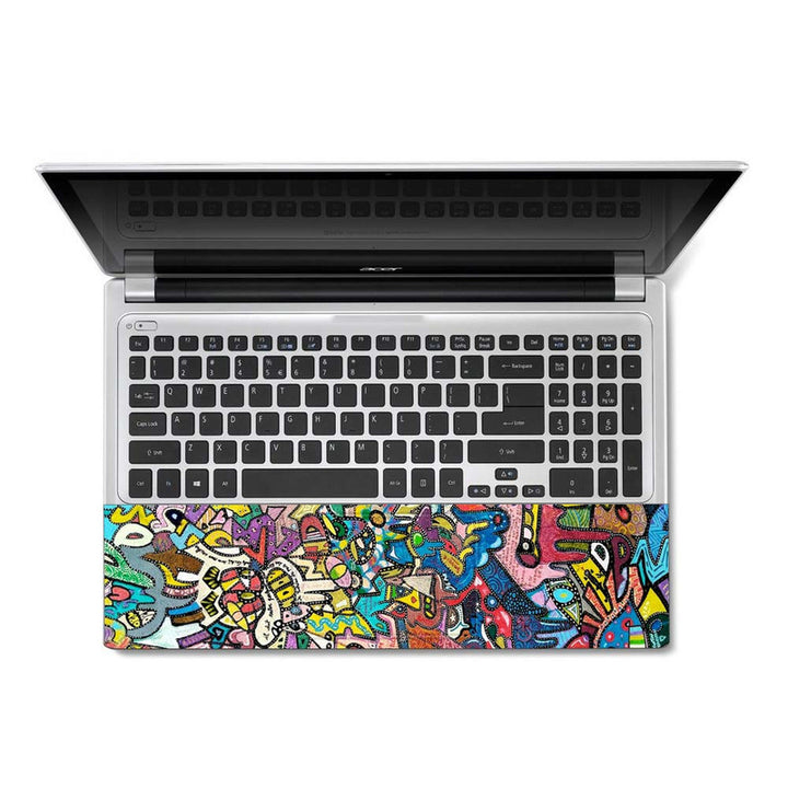 Full Panel Laptop Skin - Dotted Paisley