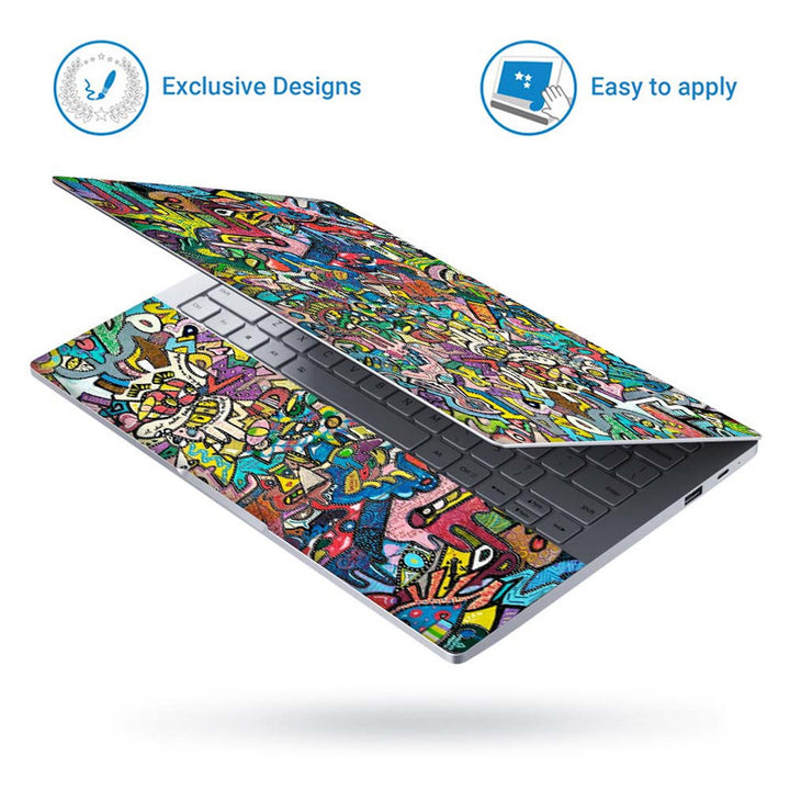 Full Panel Laptop Skin - Dotted Paisley