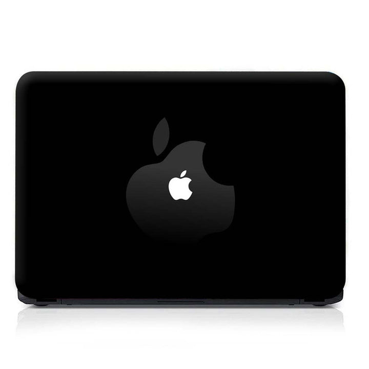 Full Panel Laptop Skin - Dual Apple on Black