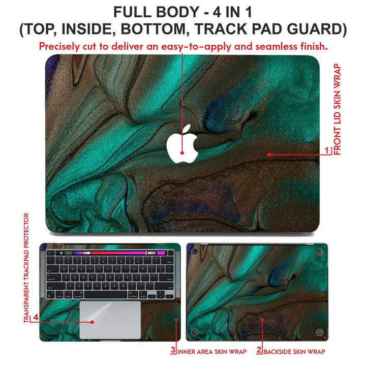 Laptop Skin for Apple MacBook - Dusty Feather Shade - SkinsLegend