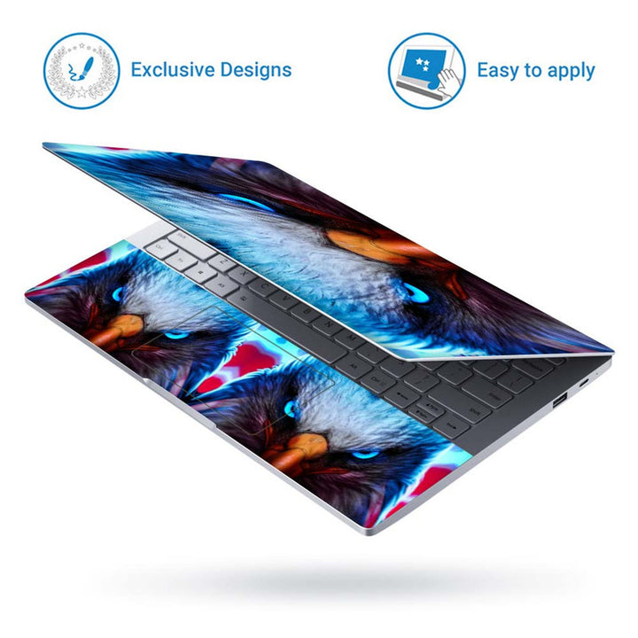 Full Panel Laptop Skin - Eagle Eyes Digital Art