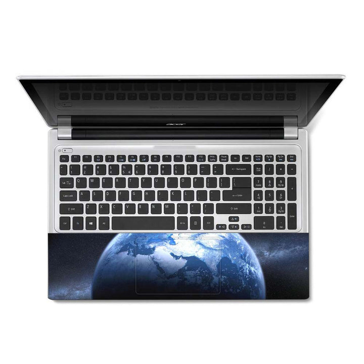 Full Panel Laptop Skin - Earth Milky Way