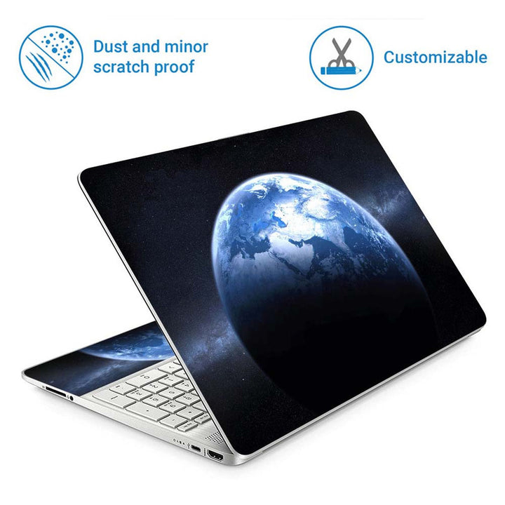 Full Panel Laptop Skin - Earth Milky Way