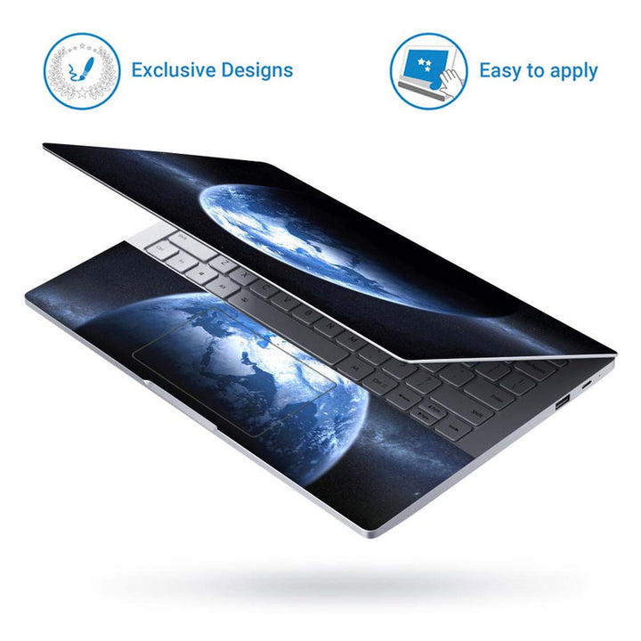 Full Panel Laptop Skin - Earth Milky Way