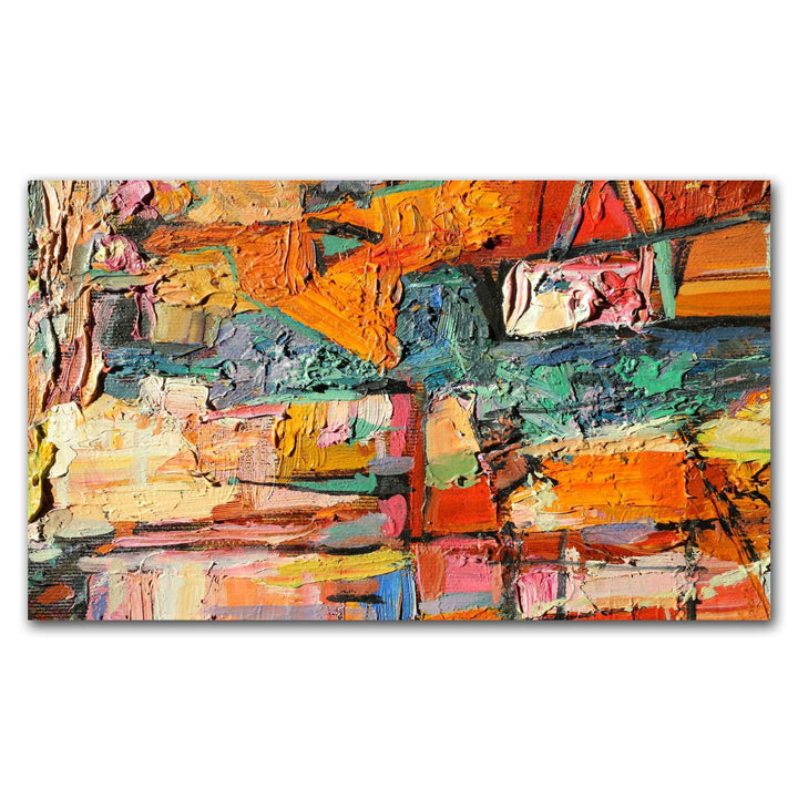 FineArts Rolled Canvas Painting - Brush Stroke