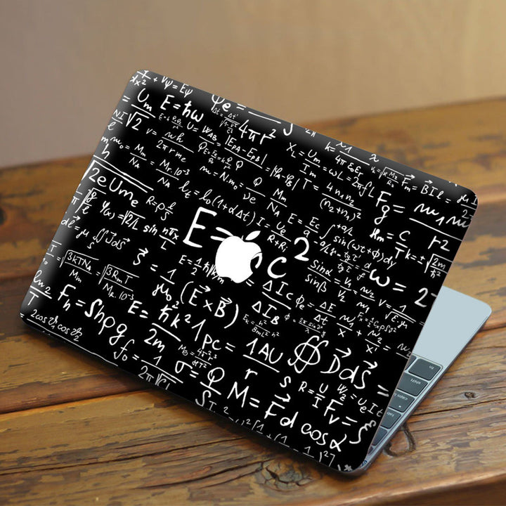 Laptop Skin for Apple MacBook - Emc2 Black - SkinsLegend