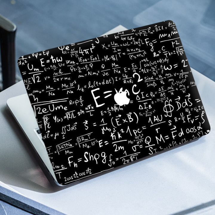 Laptop Skin for Apple MacBook - Emc2 Black - SkinsLegend