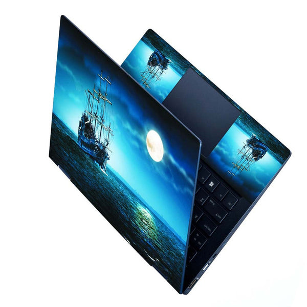 Full Panel Laptop Skin - Fantasy Ship