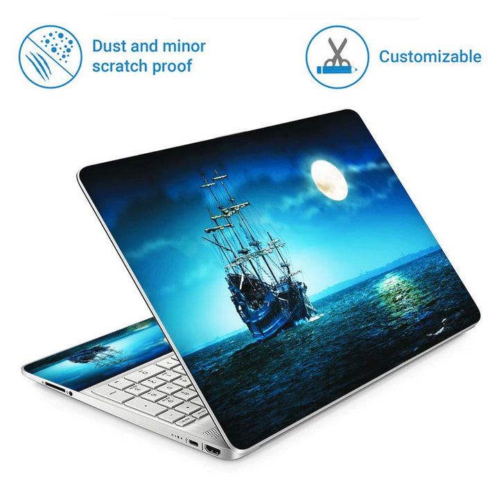 Full Panel Laptop Skin - Fantasy Ship