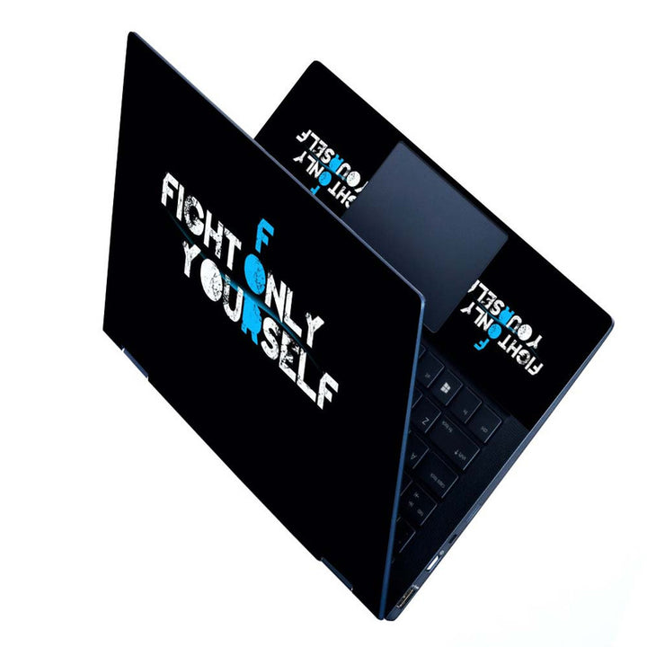 Full Panel Laptop Skin - Fight For Yourself