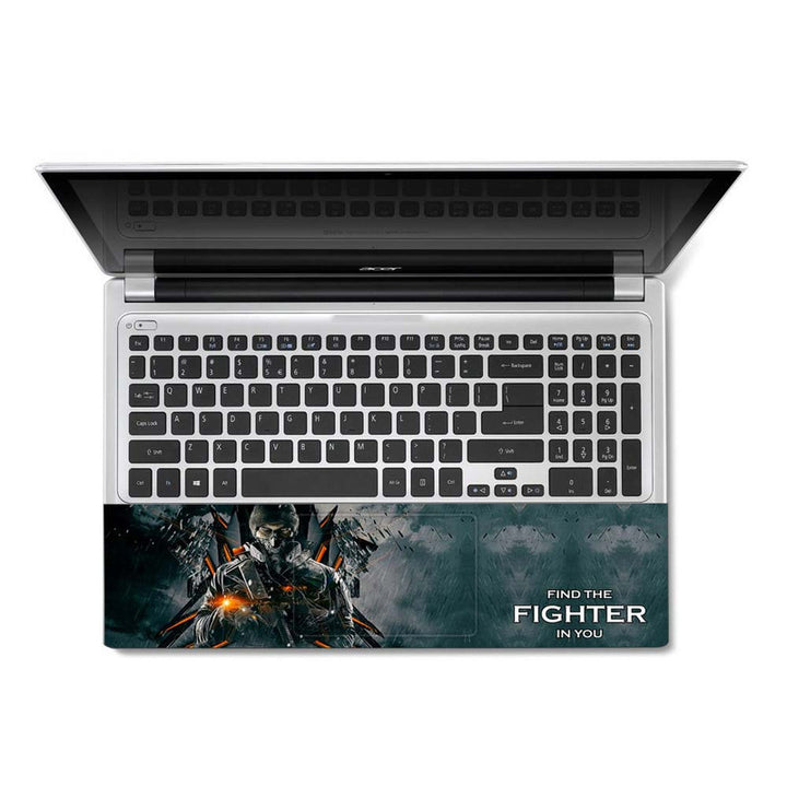 Full Panel Laptop Skin - Find the Fighter in You