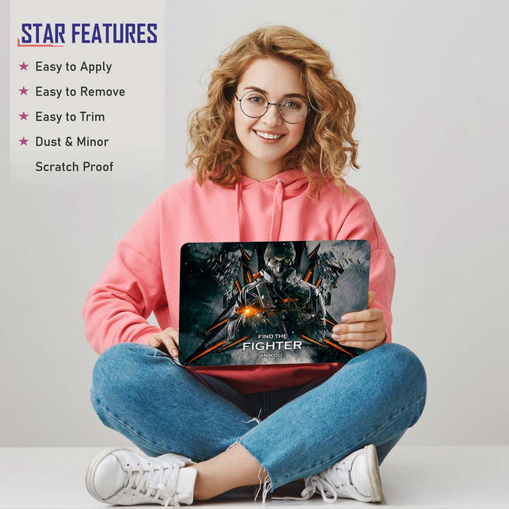 Full Panel Laptop Skin - Find the Fighter in You