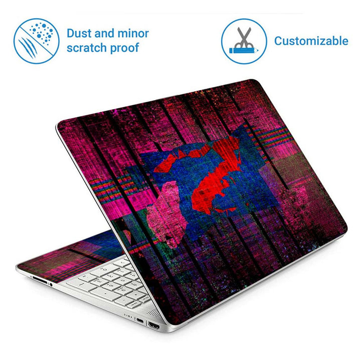 Full Panel Laptop Skin - Flag Art