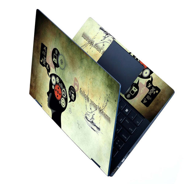 Full Panel Laptop Skin - Follow Your Dreams