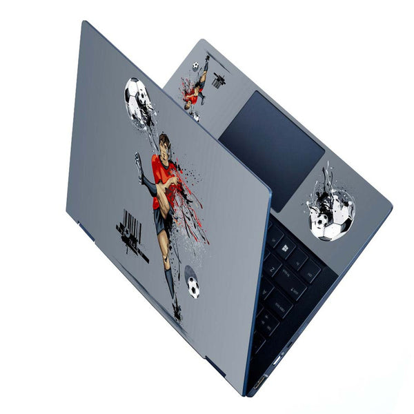 Full Panel Laptop Skin - Football Kick