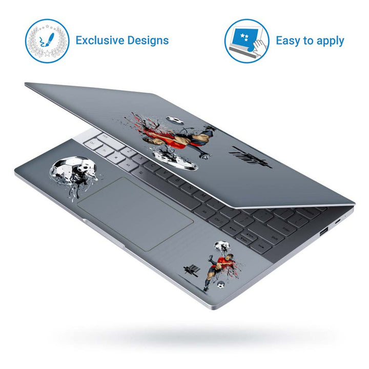 Full Panel Laptop Skin - Football Kick