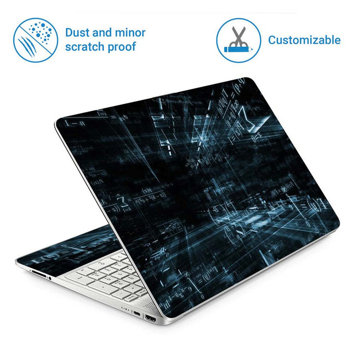 Full Panel Laptop Skin - Formula Matrix