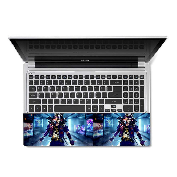 Full Panel Laptop Skin - Free Fire Jocker Design