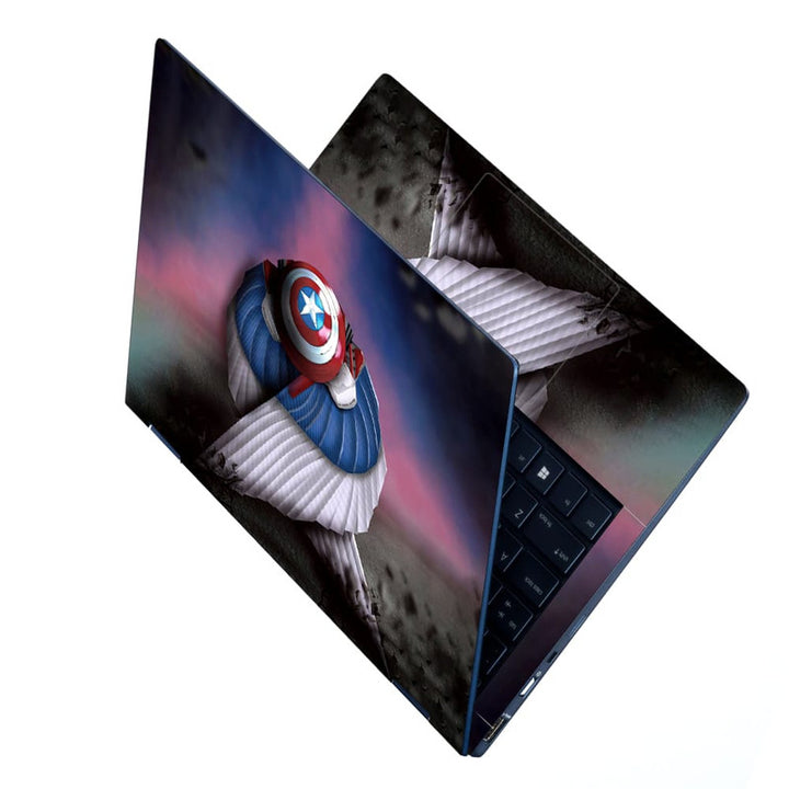 Laptop Skin - Captain of America Eagle Design