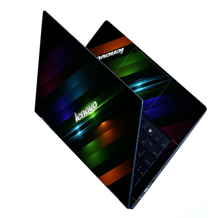 Laptop Skin - Lenovo on Green Line