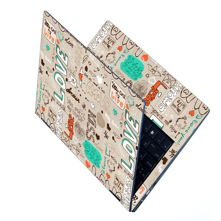 Laptop Skin - Love Amour Graffiti