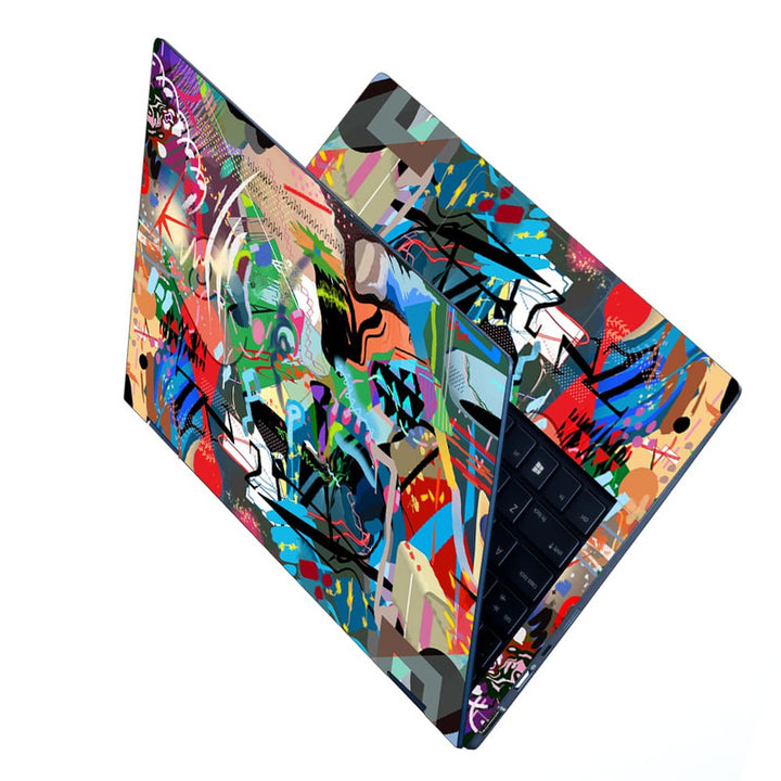 Laptop Skin - Multicolour Graffiti Art