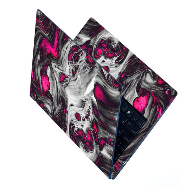 Laptop Skin - Pink White Lava Design