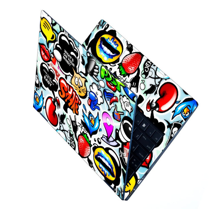 Laptop Skin - Share Sticker Bomb