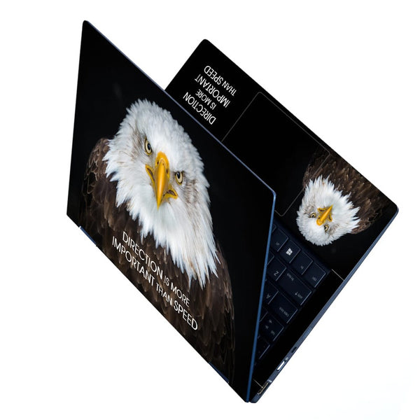 Laptop Skin - Yellow Eagle Nose Quotes