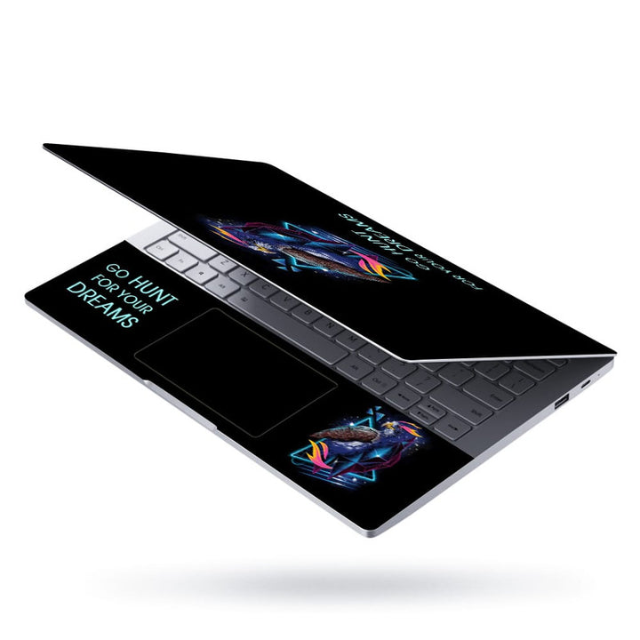 Laptop Skin - Eagle Retro Art Quotes