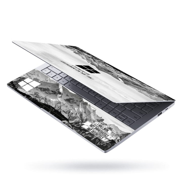 Laptop Skin - I Will Win on Snow Mountains