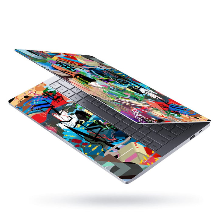 Laptop Skin - Multicolour Graffiti Art