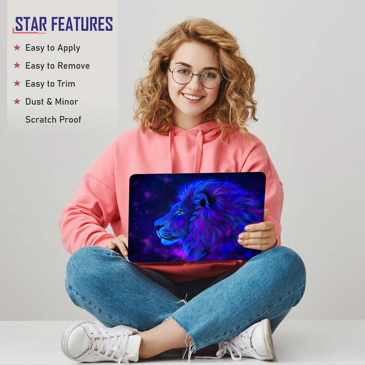 Full Panel Laptop Skin - Galaxy Lion