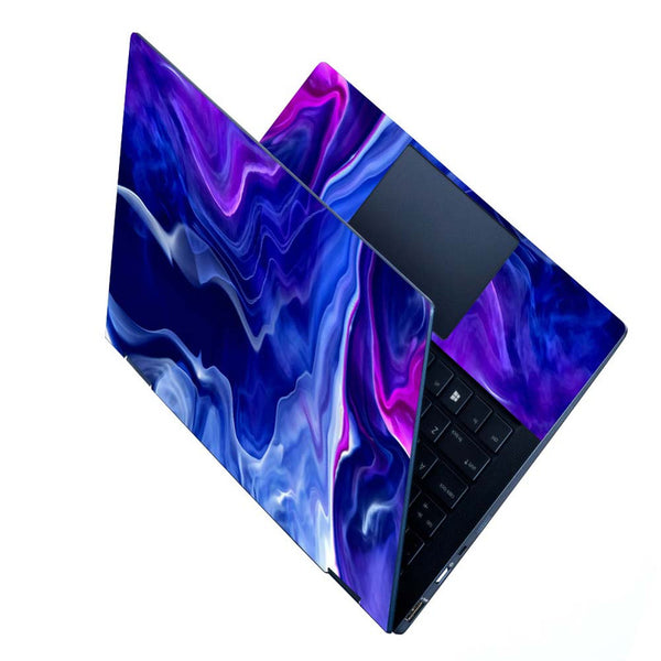 Full Panel Laptop Skin - Gas Flow Abstract