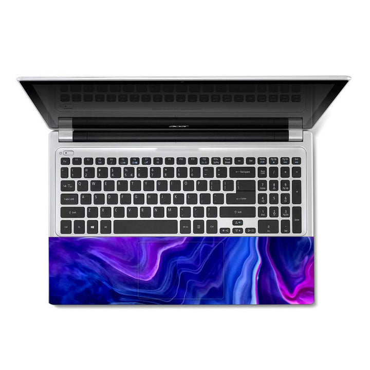 Full Panel Laptop Skin - Gas Flow Abstract