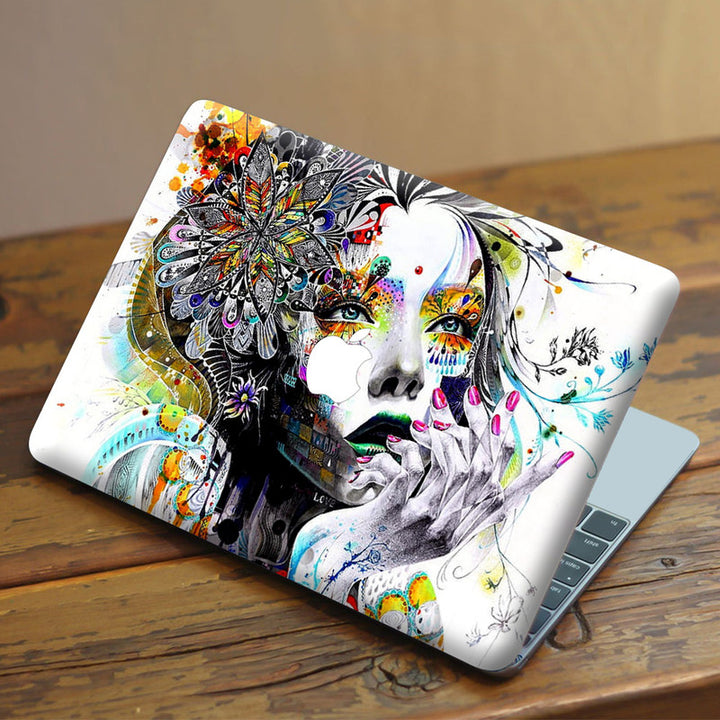 Laptop Skin for Apple MacBook - Girl Art - SkinsLegend