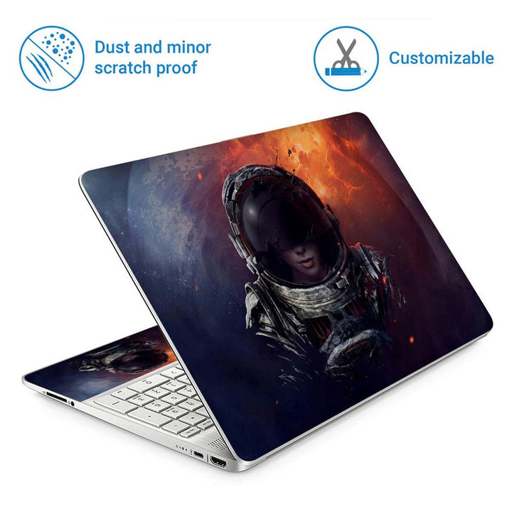 Full Panel Laptop Skin - Girl Astronaut