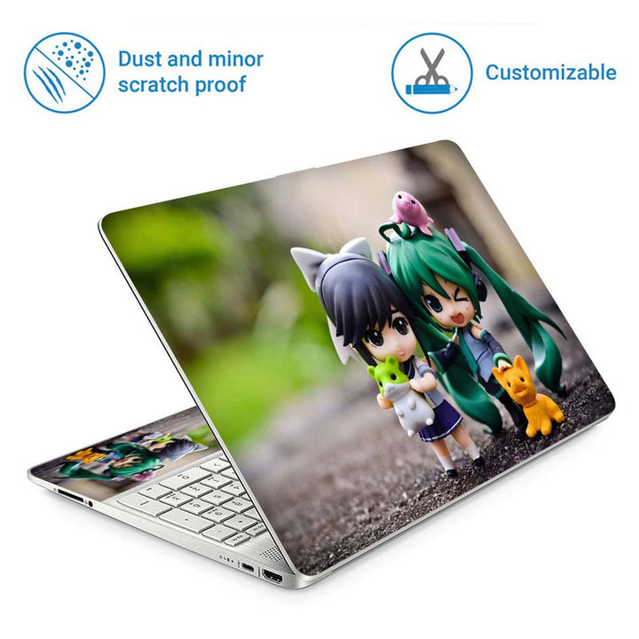 Full Panel Laptop Skin - Girl Toy