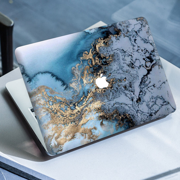 Laptop Skin for Apple MacBook - Golden Sea View - SkinsLegend