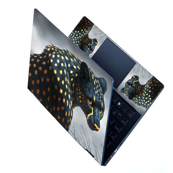 Full Panel Laptop Skin - Golden Spots