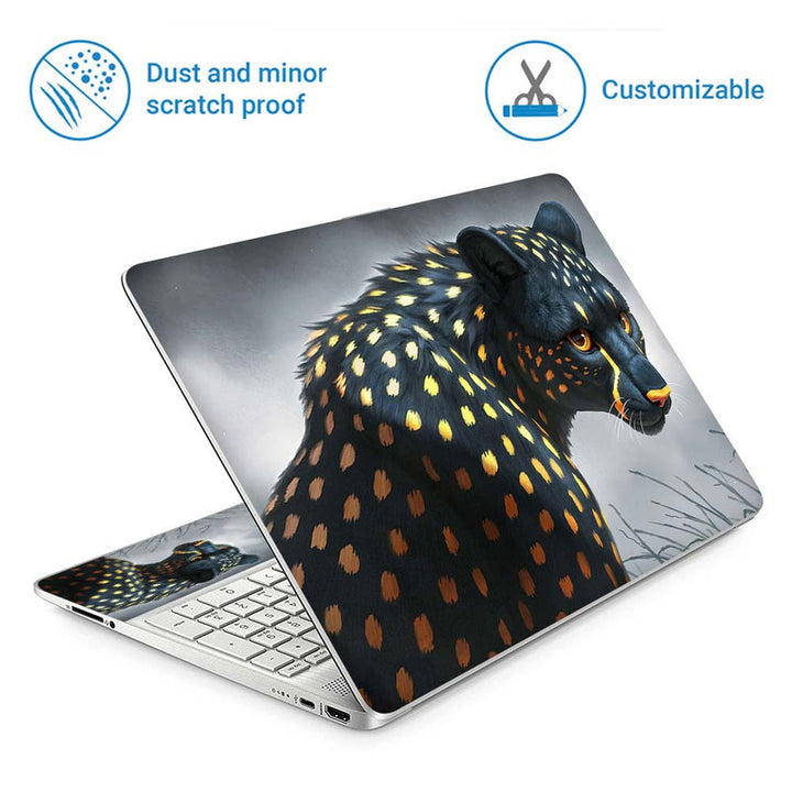 Full Panel Laptop Skin - Golden Spots