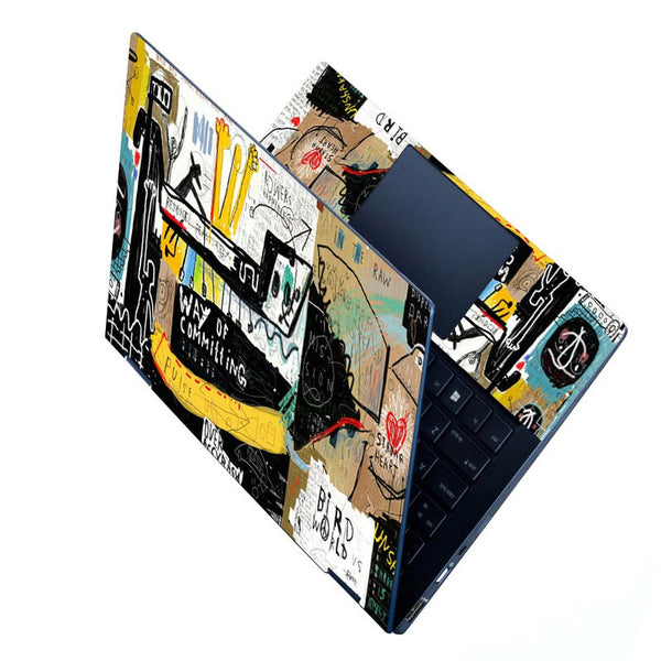 Full Panel Laptop Skin - Graffiti Way of Committing