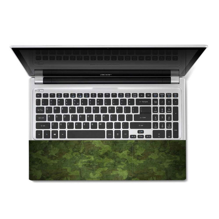 Full Panel Laptop Skin - Green Camouflage Sugar Coated