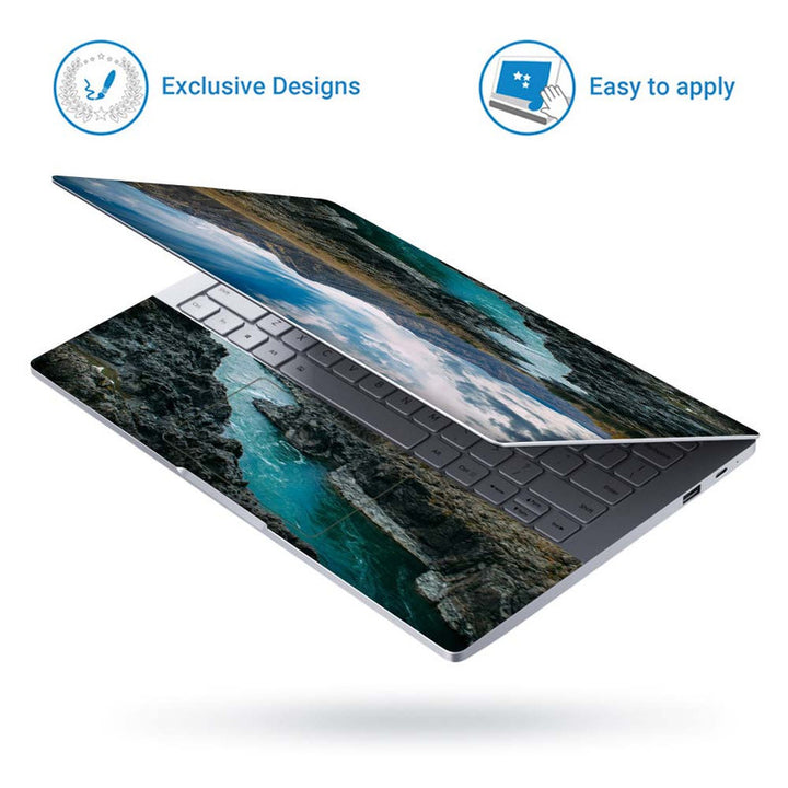 Full Panel Laptop Skin - Green Water Scenary