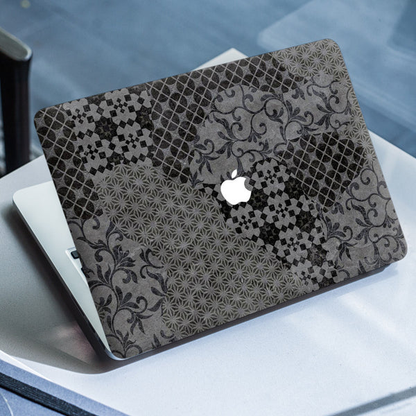 Laptop Skin for Apple MacBook - Grey Different Shapes - SkinsLegend