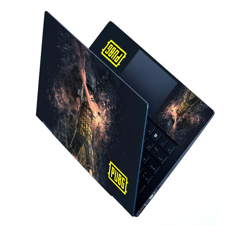 Full Panel Laptop Skin - Gun Fire Pubg