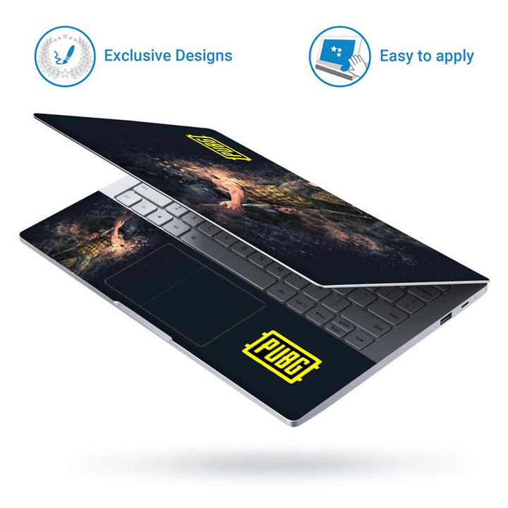 Full Panel Laptop Skin - Gun Fire Pubg