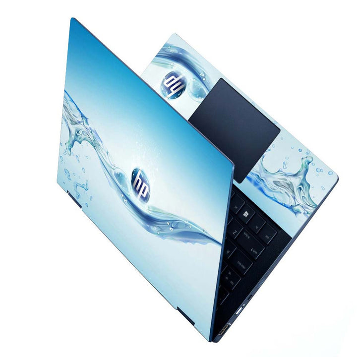 Full Panel Laptop Skin - HP Aqua