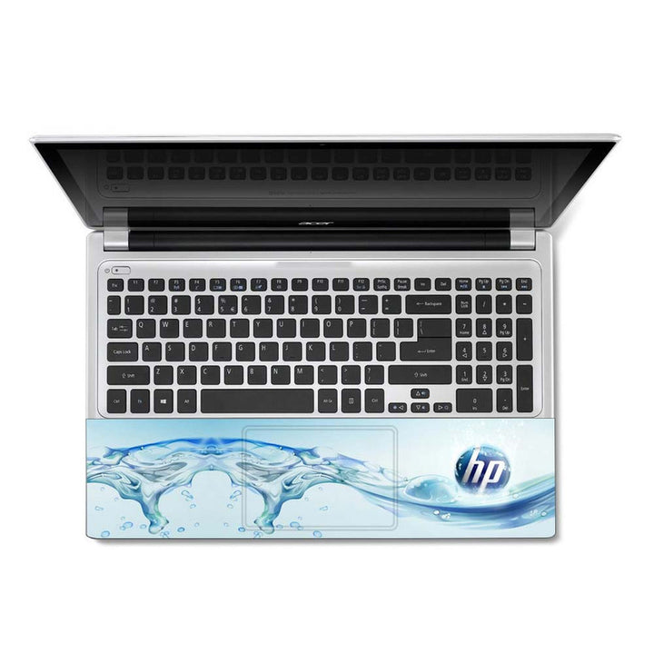 Full Panel Laptop Skin - HP Aqua